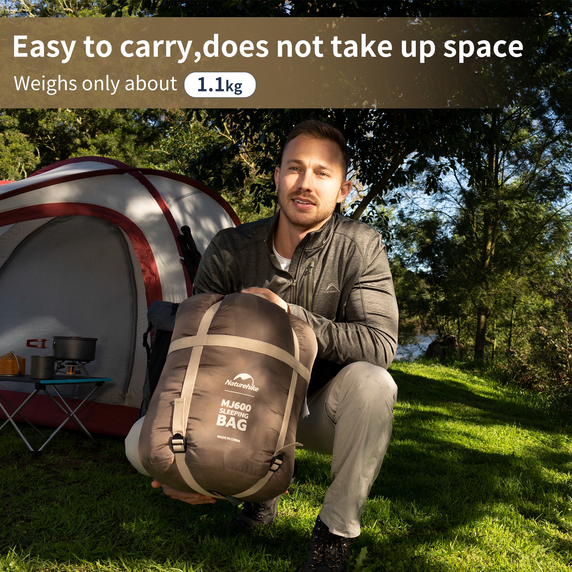 Mujin™ MJ300 Synthetic Mummy Sleeping Bag 39°F / 4°C – Naturehike