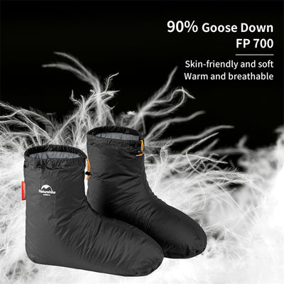 An image of a Naturehike Indoor Goose Down Foot Covers by Naturehike official store