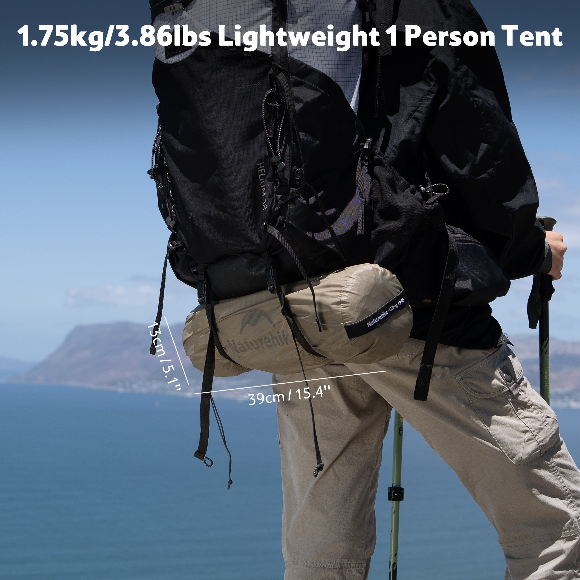 Giling PRO™ 4-Season 1-Person Backpacking Tent