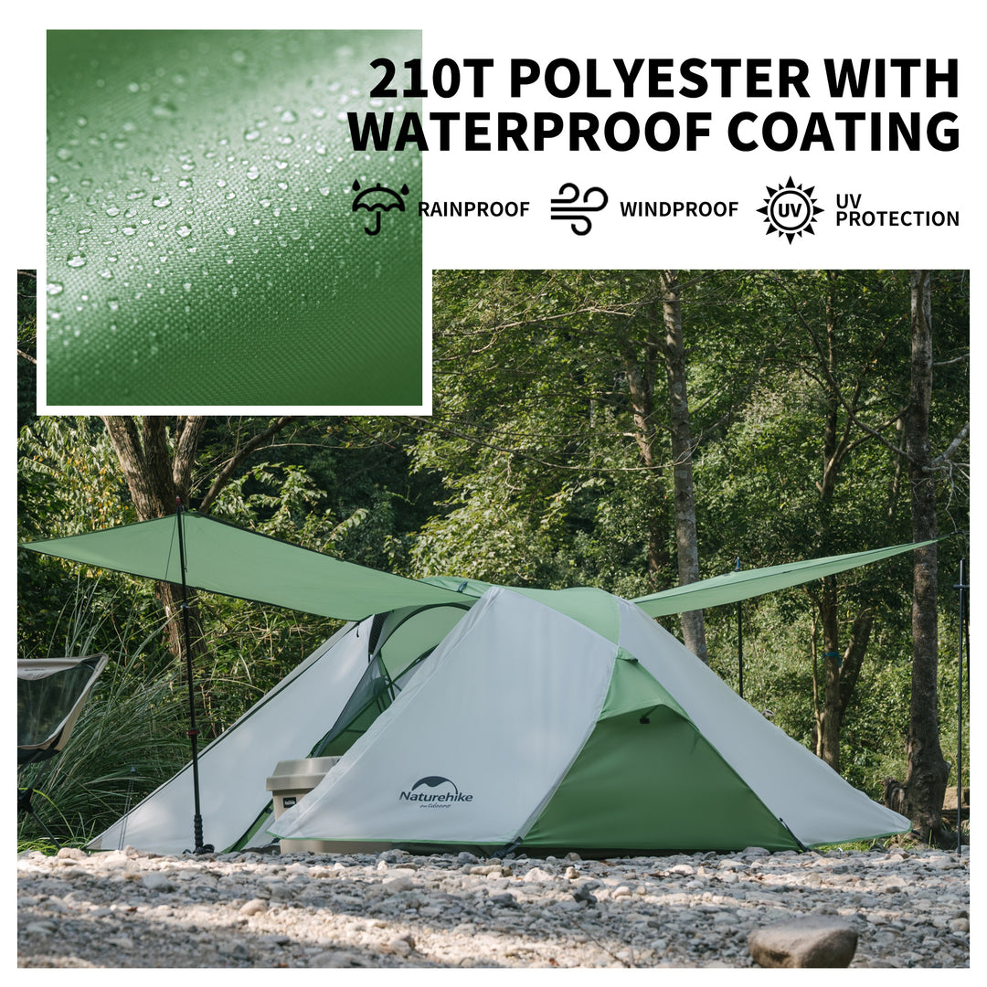 Butterfly-shaped Double Layered 2-Person Camping Tent