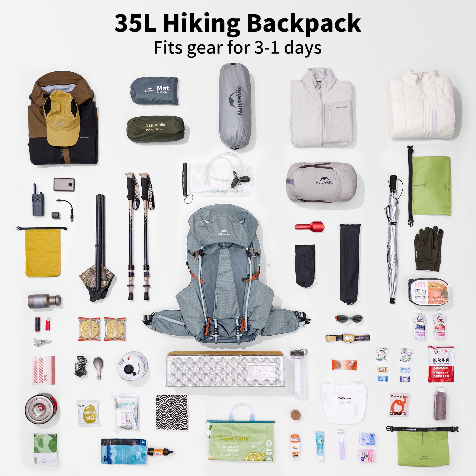 Seek Wind™ Pro Hiking Backpack - Naturehike