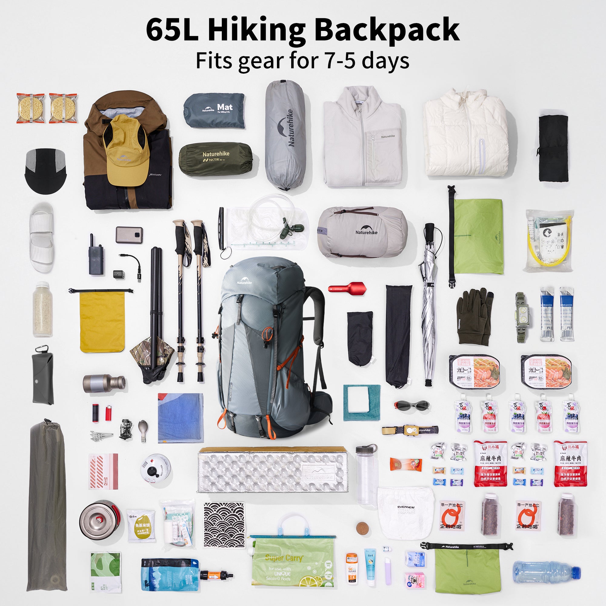 Seek Wind™ Pro Hiking Backpack - Naturehike