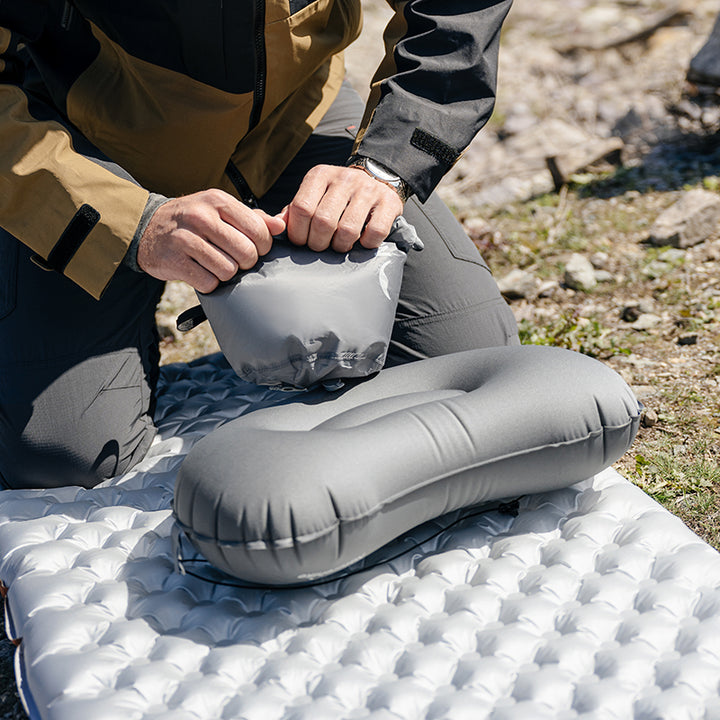 Oreiller de camping gonflable ultraléger