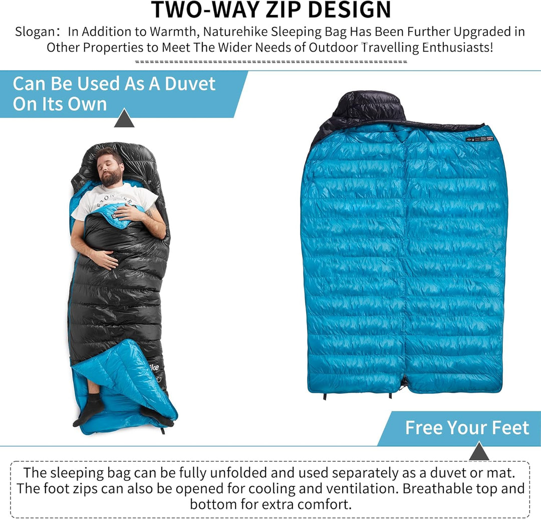 camtoa ultraleicht schlafsack CW™400 Ultraleichter Daunenschlafsack 41°F / 5°C