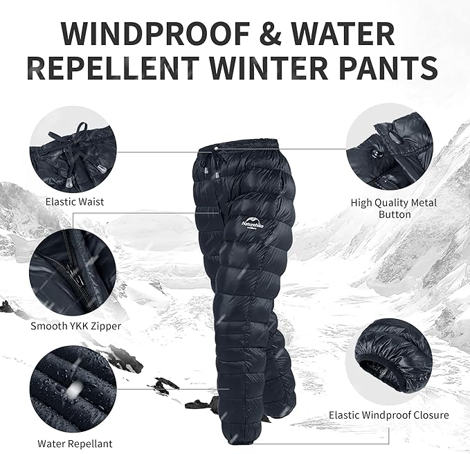 DW-90™ Waterproof Thermal Down Pants – Naturehike