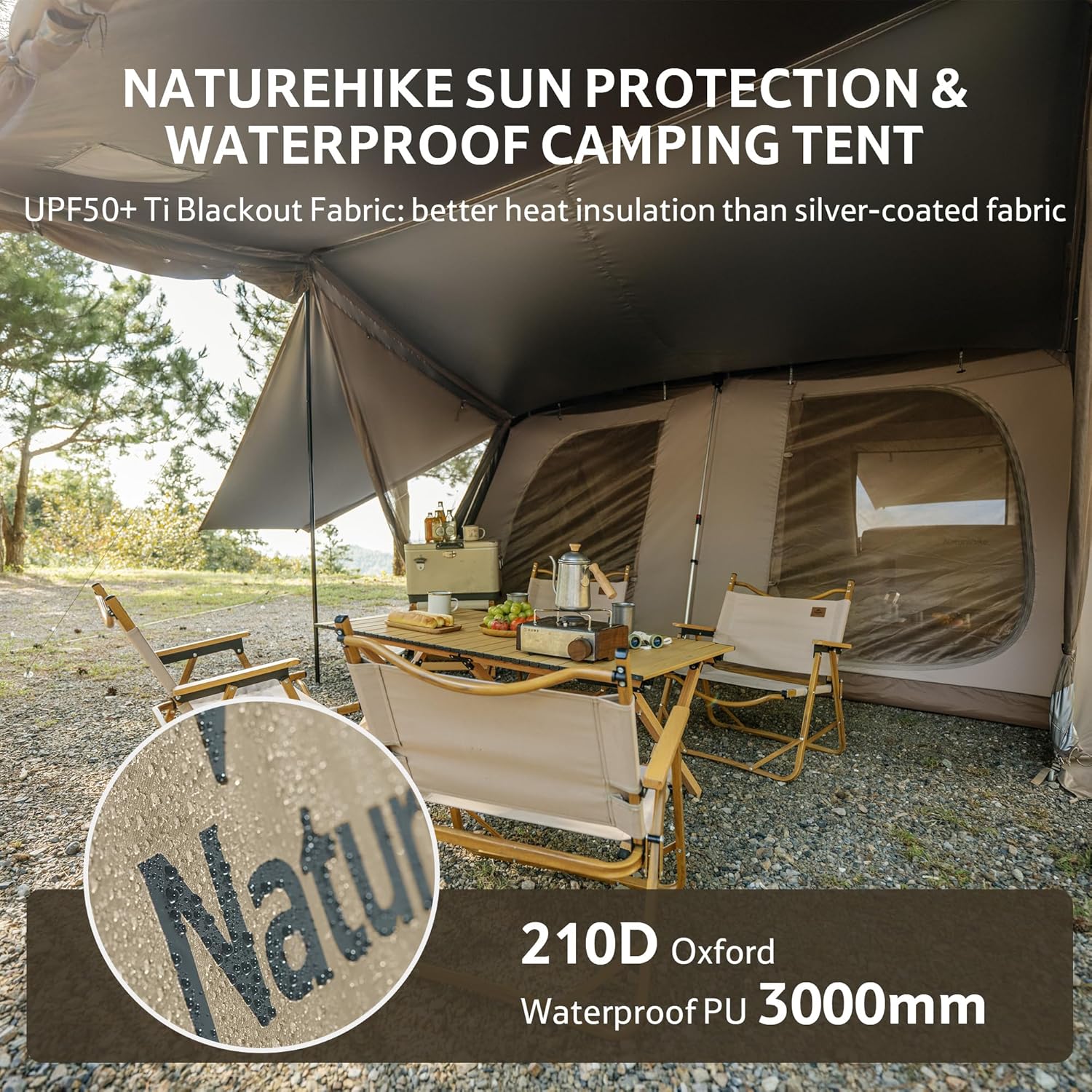 Village™ 13 Flagship PRO 4-Person Camping Tent |Naturehike