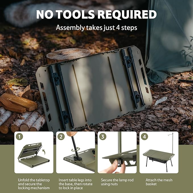 StarCore™ H02 Tactical Camping Table – Naturehike