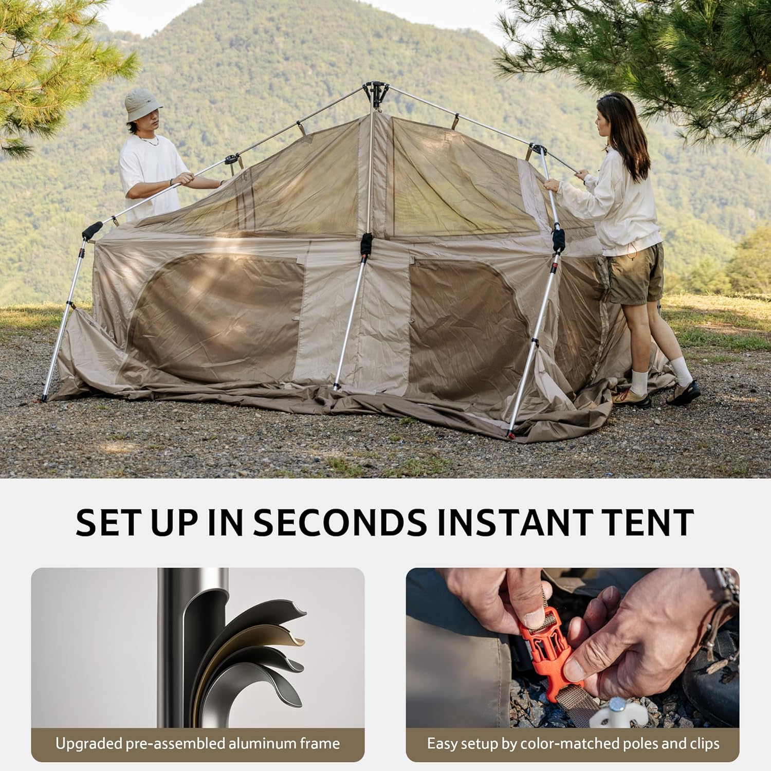 Village™ 13 Flagship PRO 4-Person Camping Tent |Naturehike