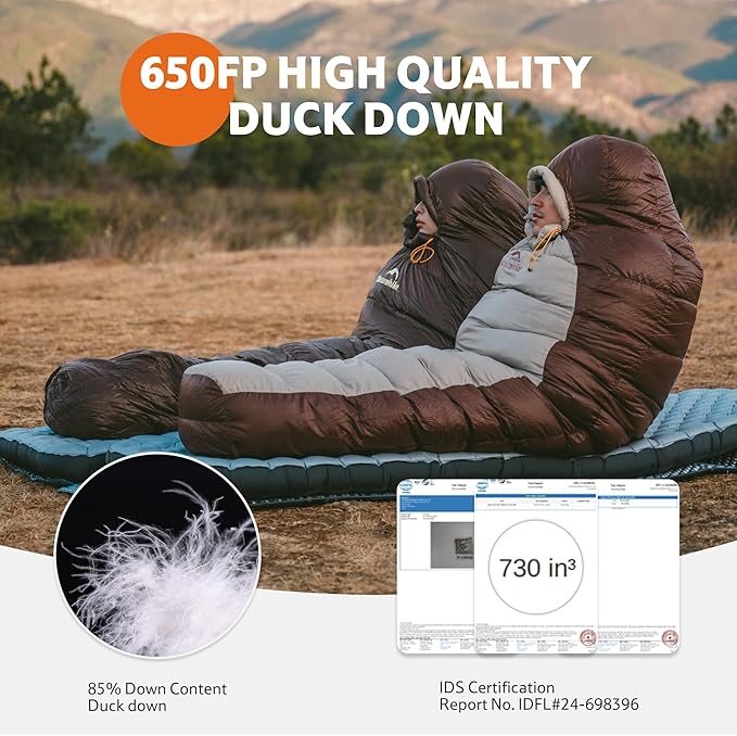 Snowbird™ SP400 Down Mummy Sleeping Bag 39°F / 3.8°C | Naturehike