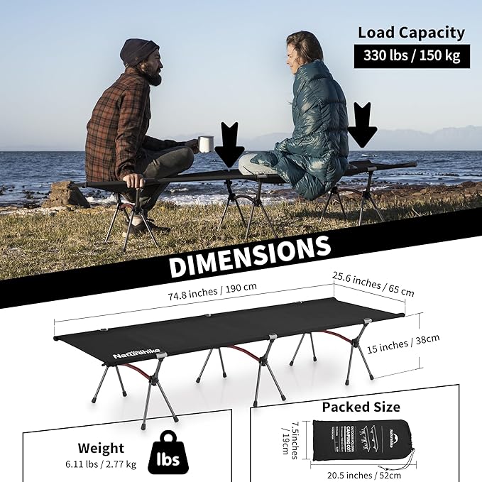 Naturehike ArmyWild Folding Camping Cot