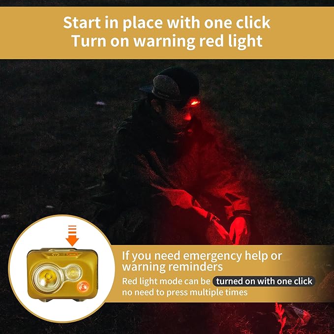 Naturehike LED-Stirnlampe 200LM IP65 wiederaufladbar