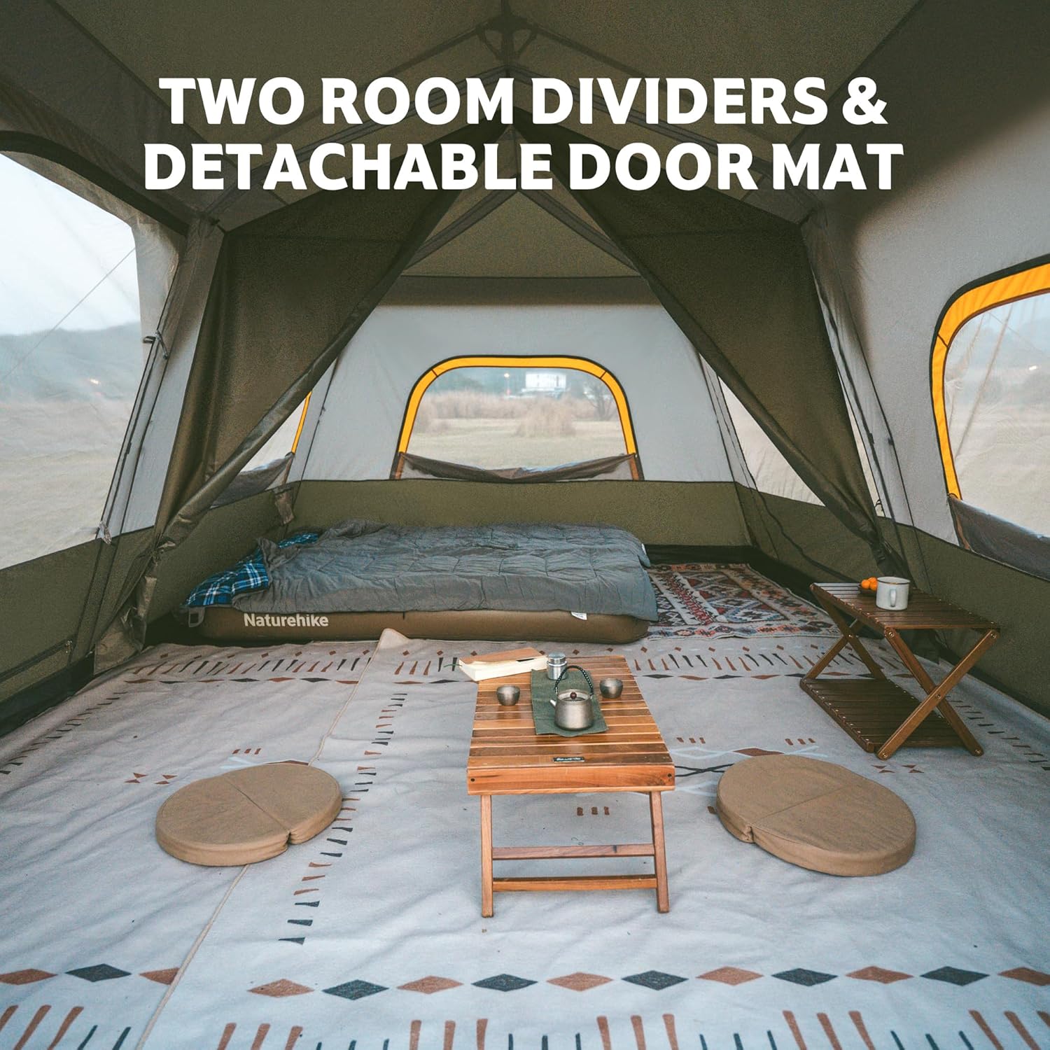 Cape™ 8-Person Pop-Up Camping Tent | Naturehike