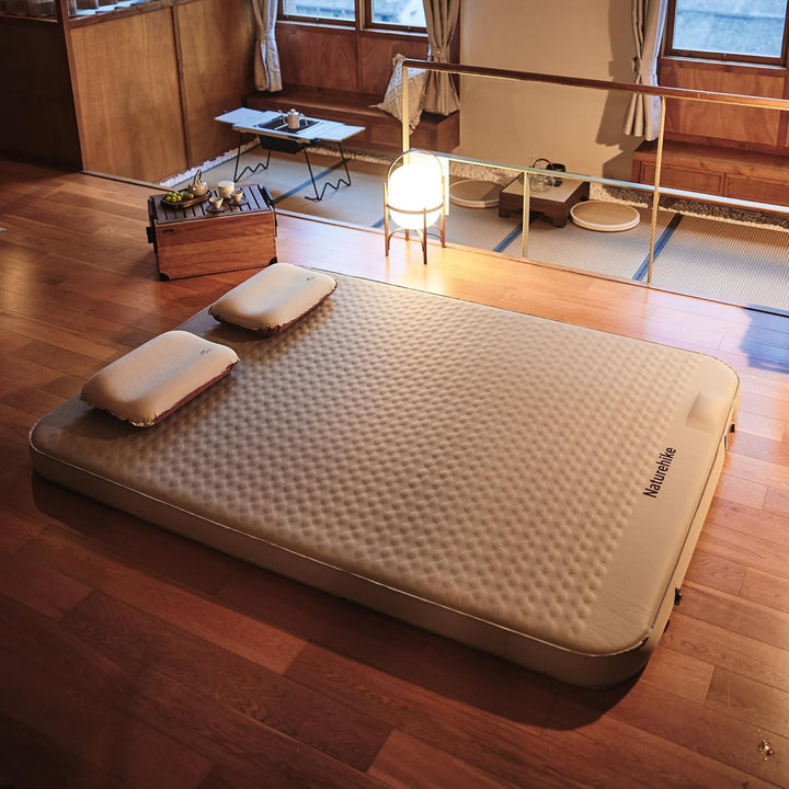 Naturehike 4.7in Self Inflating Double Camping Mattress with Pump
