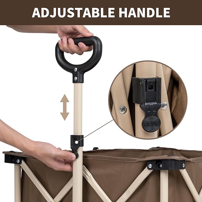 Naturehike Outdoor Cart Wagon Large Capacity Utility Trolley for Transport