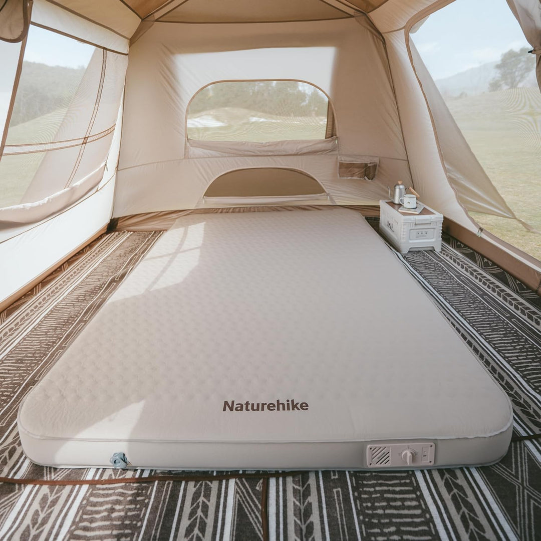 Naturehike 4.7in Self Inflating Double Camping Mattress with Pump