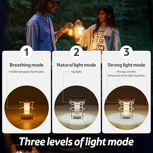Naturehike Rechargeable Camping Light Portable Lantern with Hook