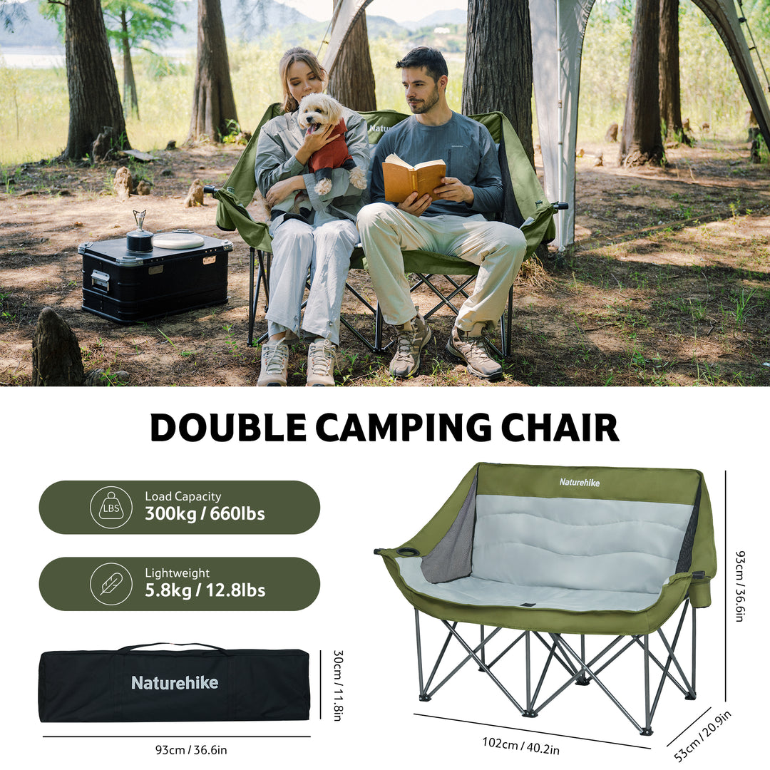 ComfortMax™ T02 Portable 2-Person Camping Chair