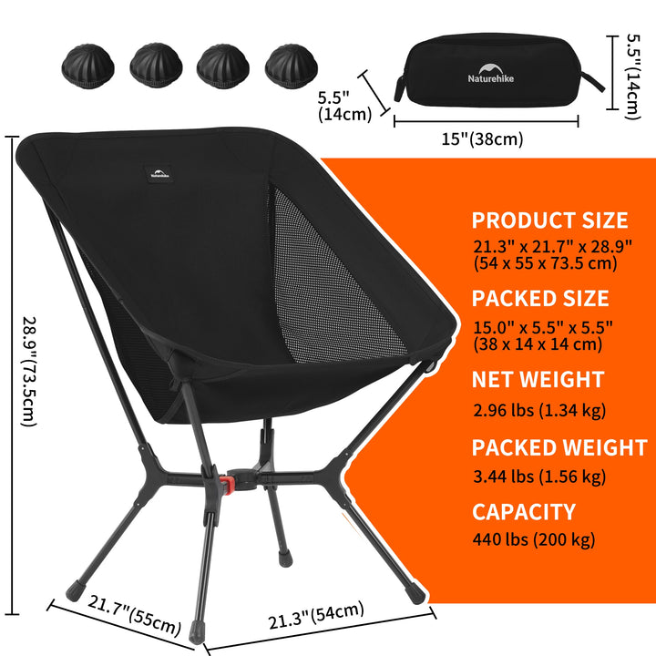 PeakLite™ YL01 Ultraleichter faltbarer Campingstuhl