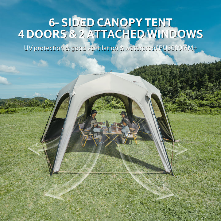 Cloud Boundar™ 6-sided Pop-Up Canopy Tent