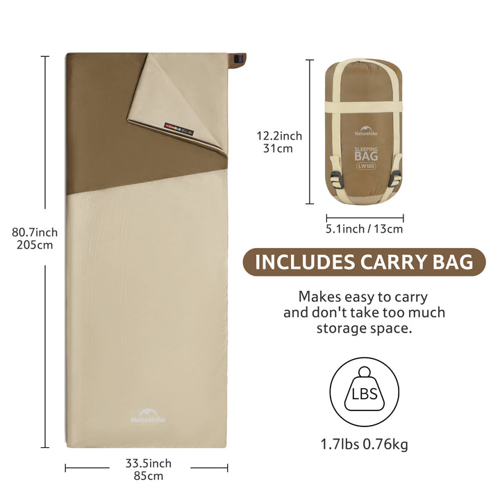 LW180™ Synthetik-Schlafsack 59°F / 15°C