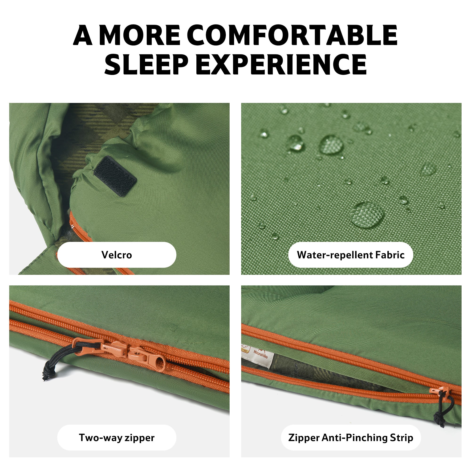 M Series™ Wide Flannel Sleeping Bag 32°F / 0°C – Naturehike
