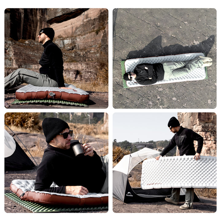 TuYe™ R5.8 Ultralight Inflatable Pad with Reinforced Sidewalls