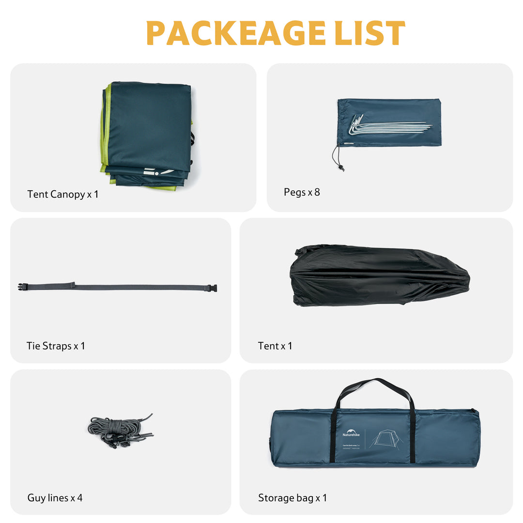 Cape™ Lite 6-Person Instant Cabin Tent