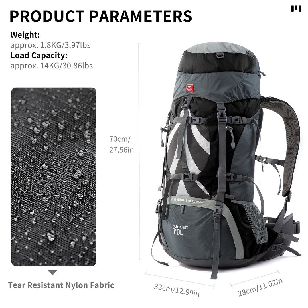 70+5L Mountaineering Backpack – Naturehike 70+5L Mountaineering Backpack – Naturehike