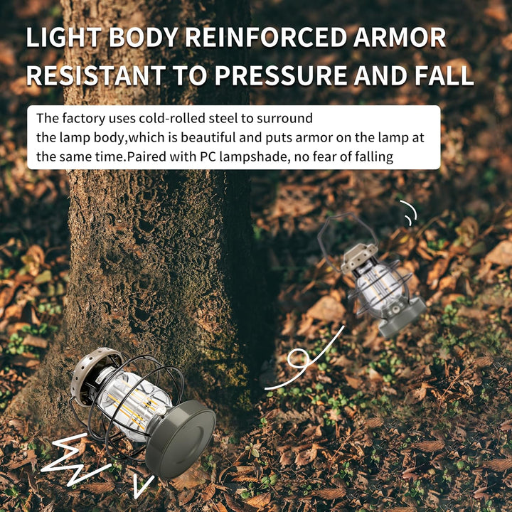 Lampada da campeggio a LED Naturehike 7500mAh ricaricabile IPX4 impermeabile 55 ore di autonomia