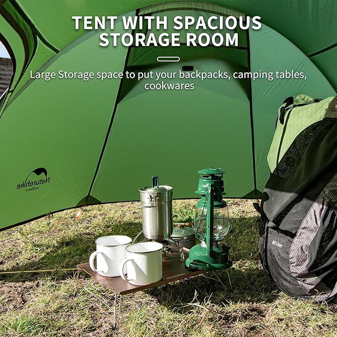 Opalus 2-Person 4-Season Tunnel Backpacking Tent | Naturehike