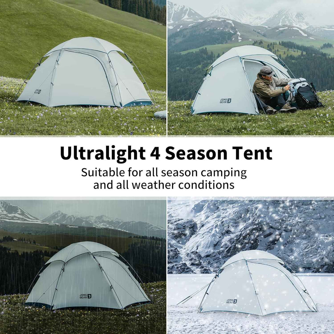 JIMS™ 1-Person Ultralight 4-Season Tent – Naturehike