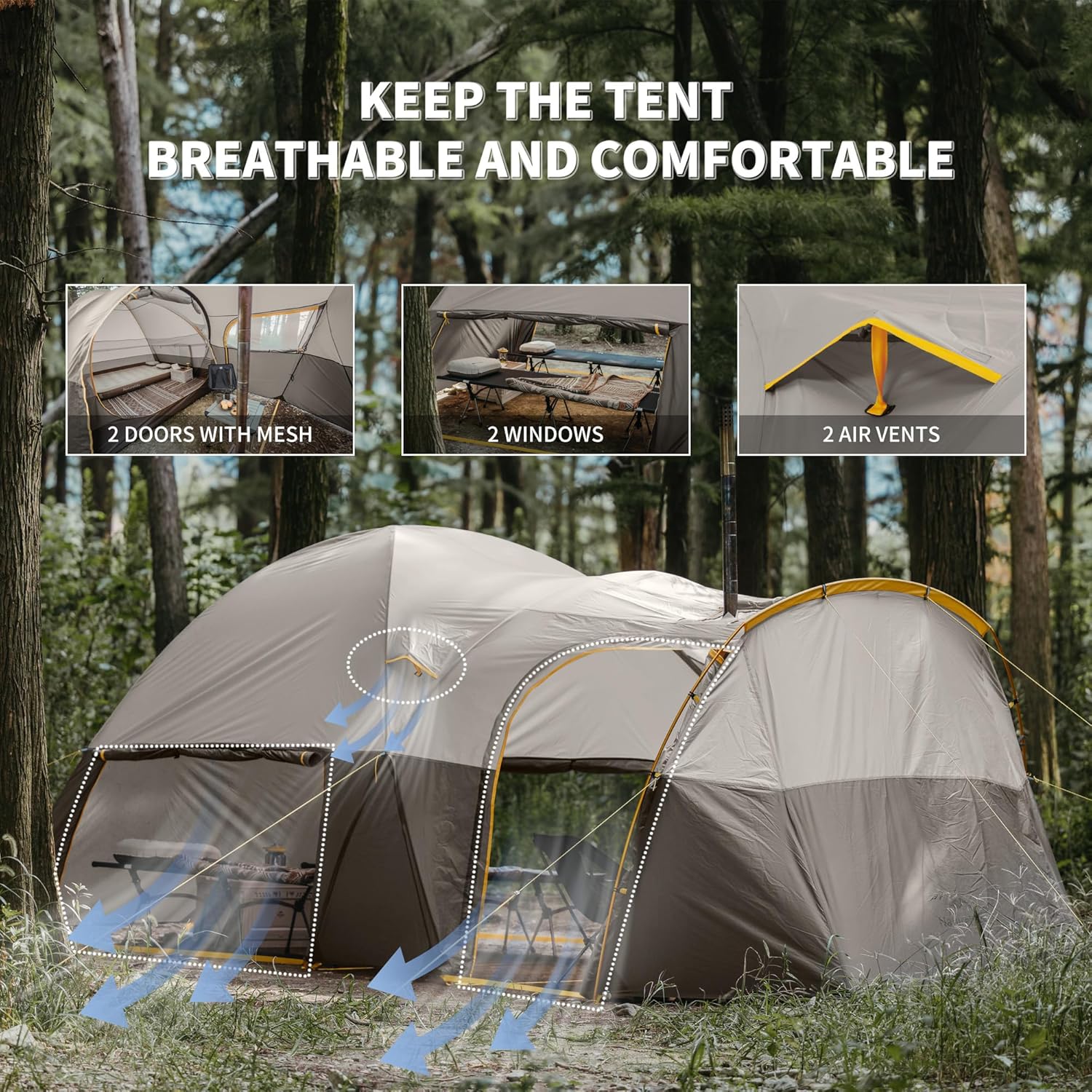 KOTA 6-Person Camping Tent | Naturehike