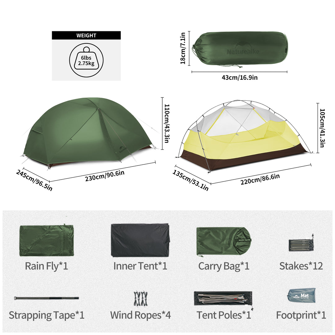 Mongar™ BASE 2-Person Backpacking Tent