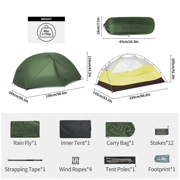 Mongar™ BASE 2-Person Backpacking Tent