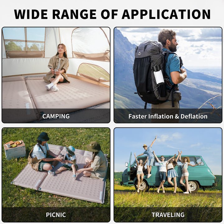 D Series™ Automatic Inflatable Sleeping Pad with Pillow