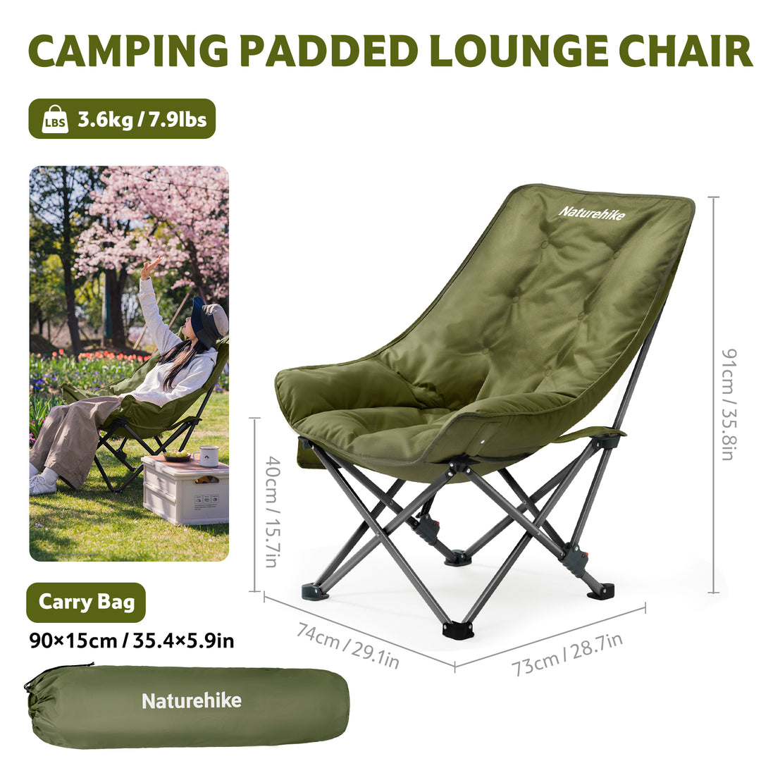 SeaStar™ 001 High-Back Padded Camping Chair