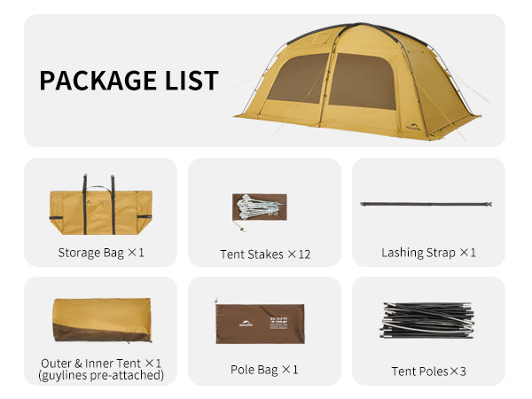 Dune™ 10.9 Pro 4-Person Hot Tent