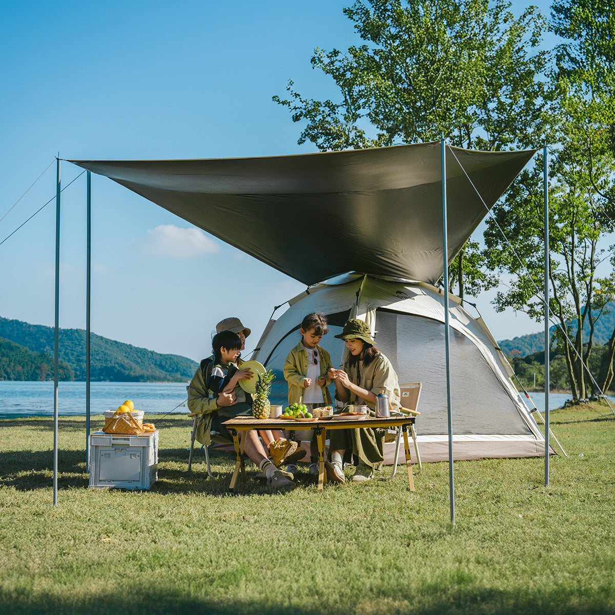 Ango 3-4 Person Instant Pop-Up Camping Tent | Naturehike