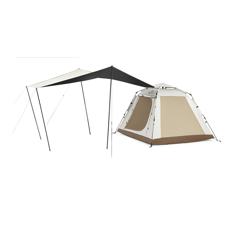 2 persoons tent met luifel ANGO Al-ln-One automatische tent met luifel 2-3 personen Snel open kam – Naturehike