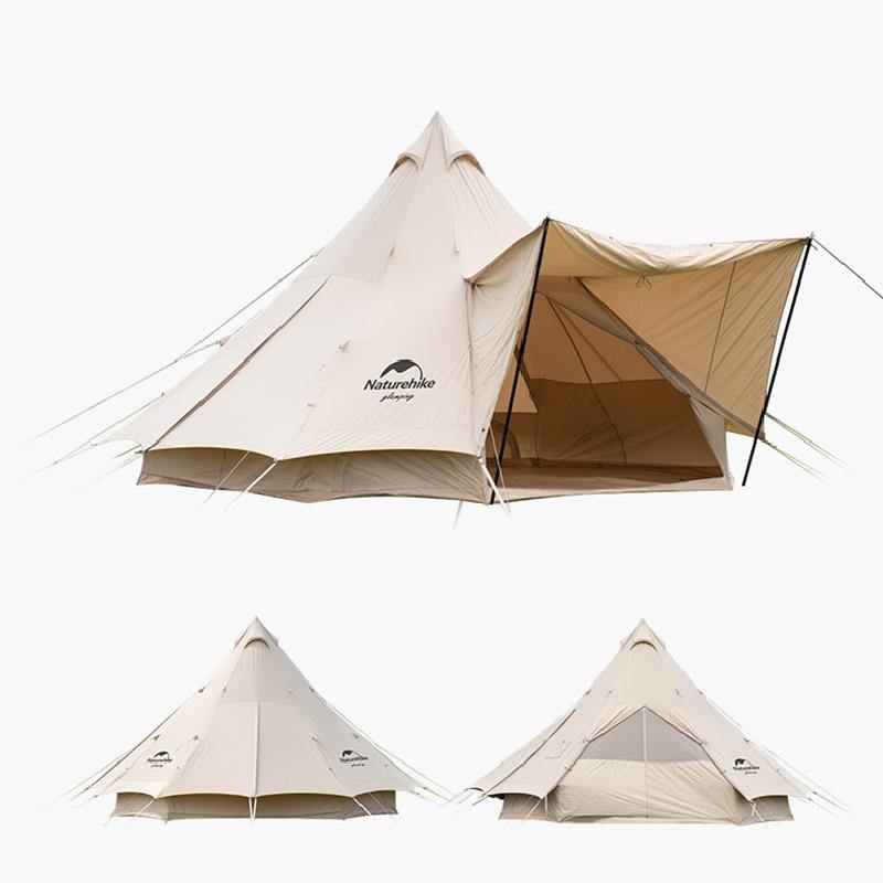 BRIGHTEN 20 ピラミッド 6人用 コットングランピングテント – Naturehike
