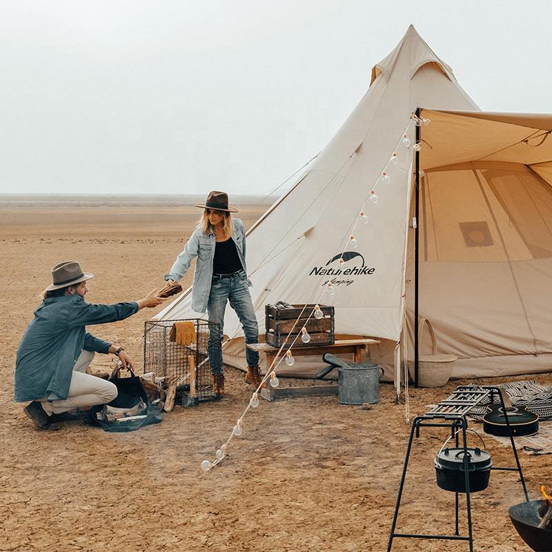 BRIGHTEN 20 Pyramid 6 People Cotton Glamping Tent – Naturehike
