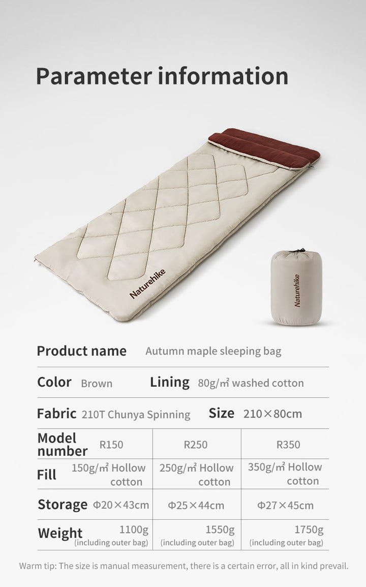 Autumn Maple™ R350 Sleeping Bag