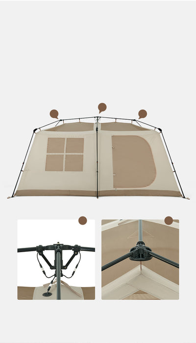 An image of a   Village Glamping Tent