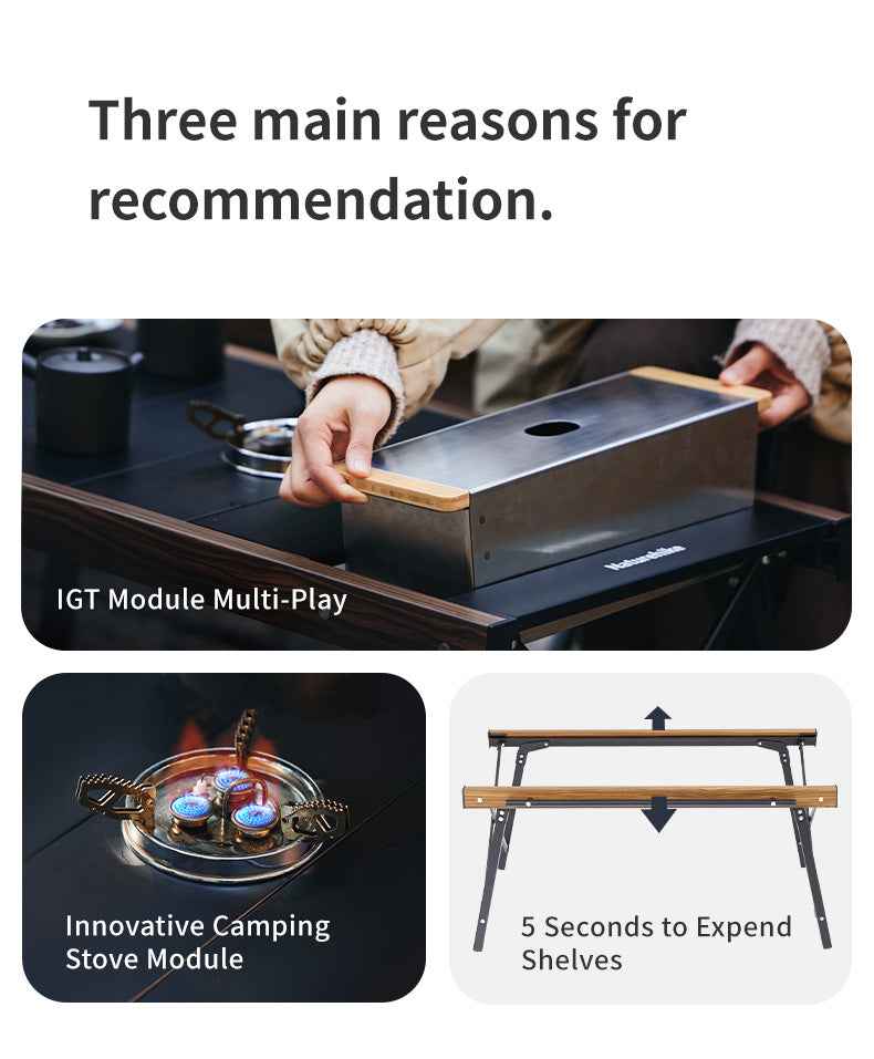 フラットトップ™ IGTモジュラーキャンピングテーブル – Naturehike