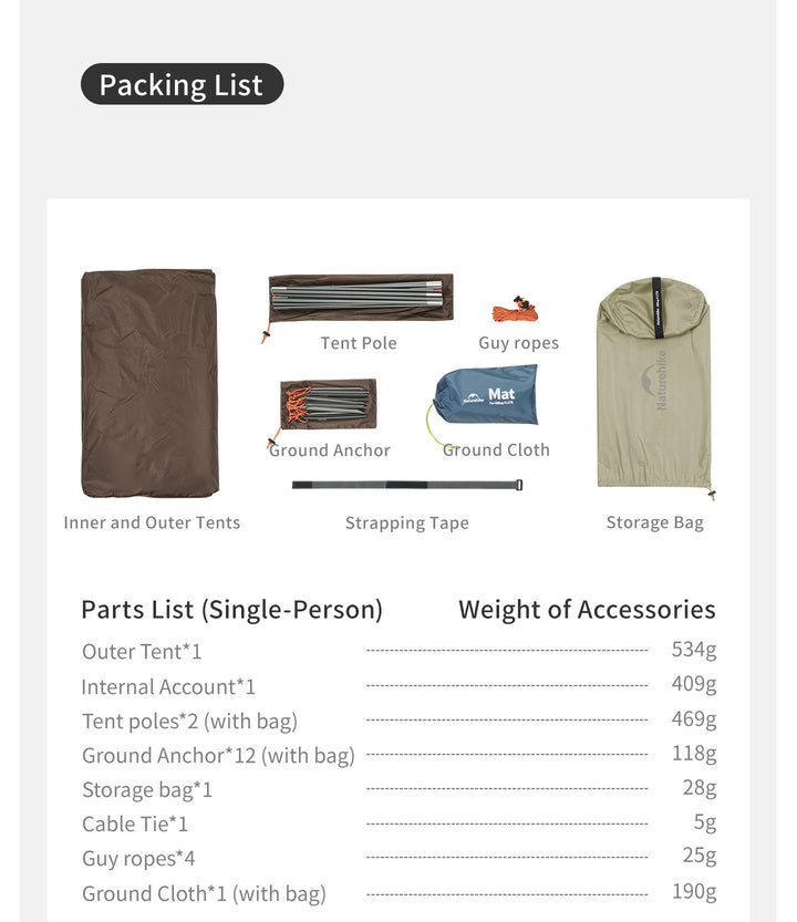 Giling™ Lite 2-Person Backpacking Tent
