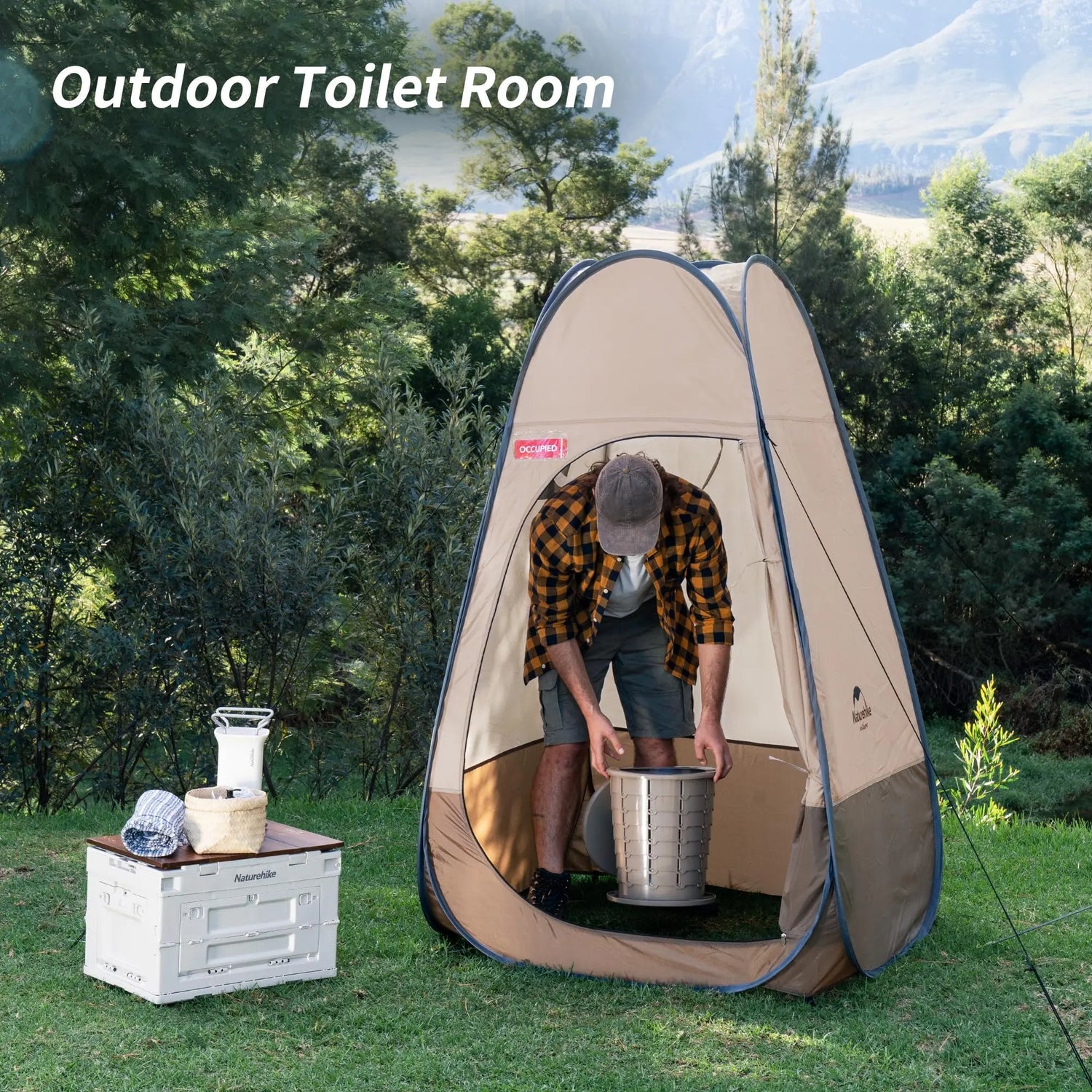 Naturehike シャワーテント 防災テント Naturehike 折りたたみ式シャワー・更衣テント