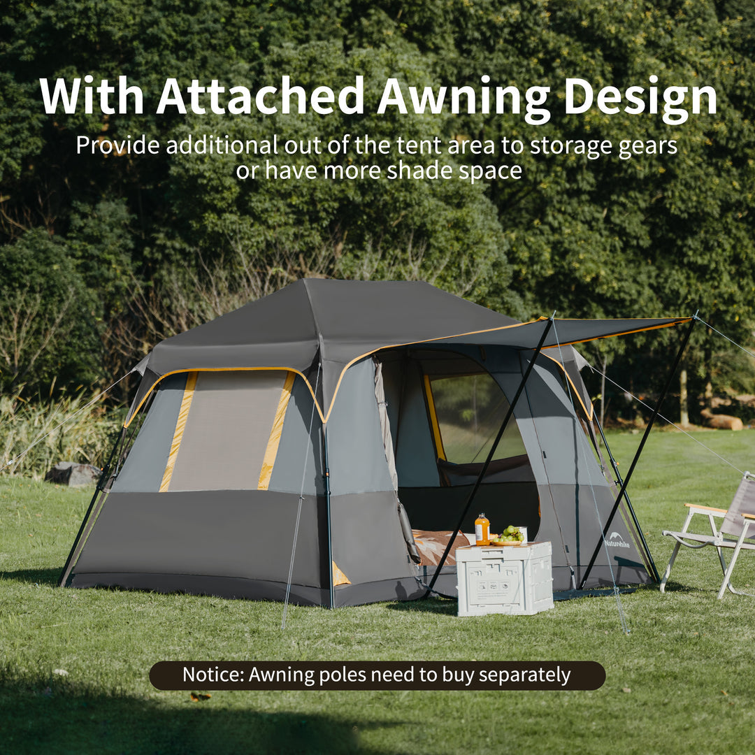 have tent Cape 5.2 4-Person Square Pop-Up Camping Tent
