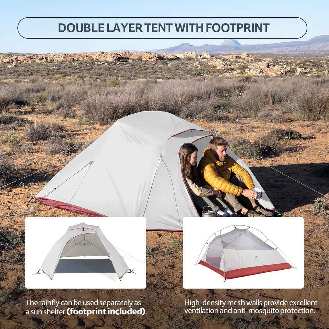 Cloud Up™ ultraleichtes Trekkingzelt für 3 Personen