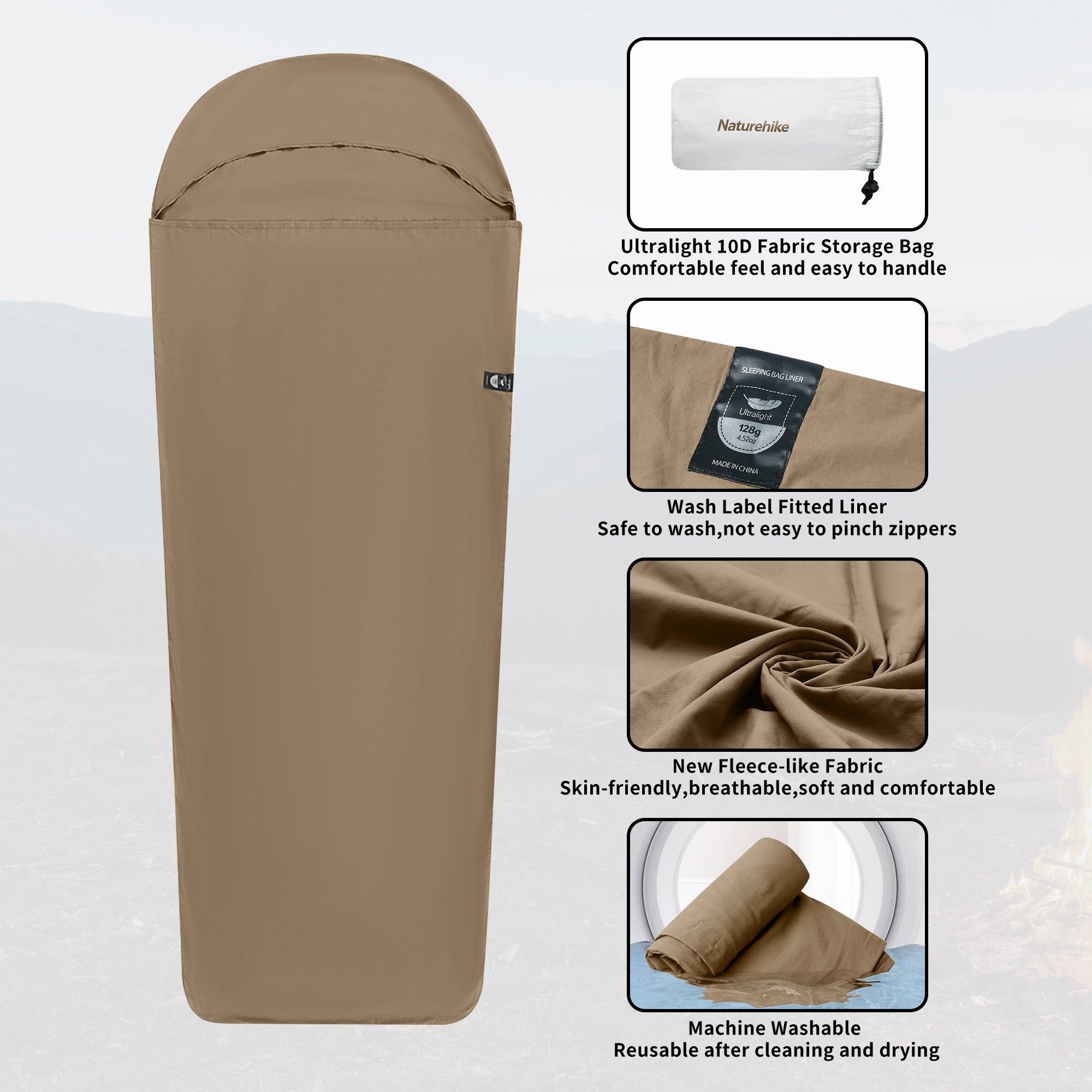 Flame™ Ultralight Sleeping Bag Liner – Naturehike