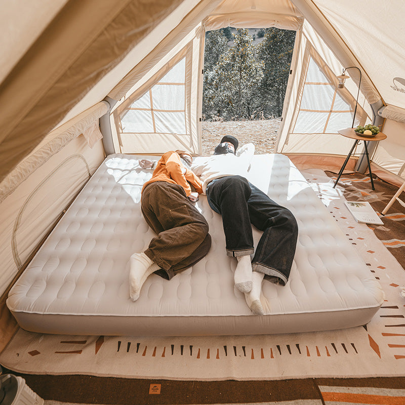pumpe für aufblasbares zelt CHENJING) Aufblasbares Stoffbett mit eingebauter Pumpe – Naturehike